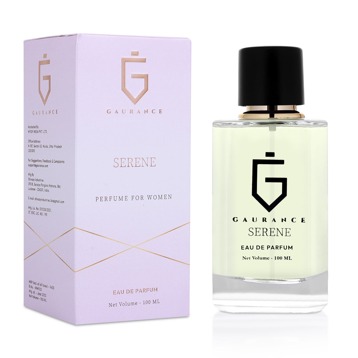 Serene Perfume for Women- Special Edition | Original French Fragrance with long lasting Smell | Eau De Parfum -100 ML