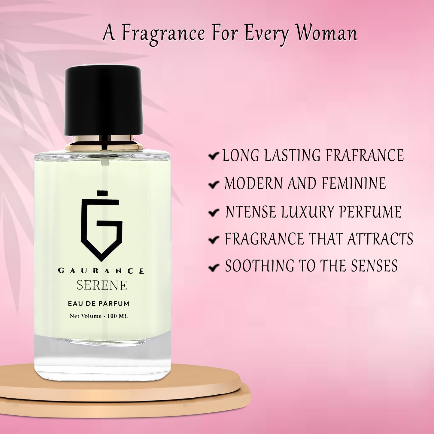 Serene Perfume for Women- Special Edition | Original French Fragrance with long lasting Smell | Eau De Parfum -100 ML